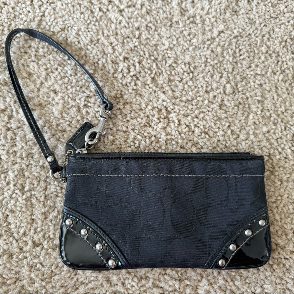Vintage Coach Signature Wristlet